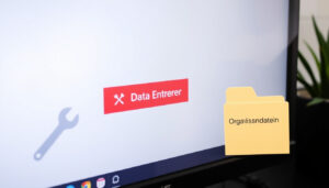 Ihre Organisationsdaten können nicht eingefügt werden? So beheben